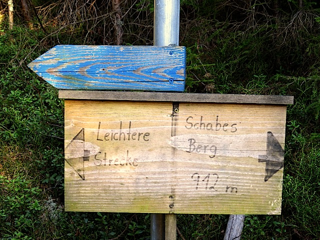 Aufstieg Schabesberg